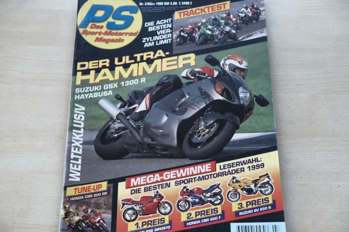 Deckblatt PS Sport Motorrad (03/1999)